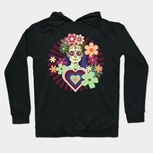 Z-Girl: Dreams of La Catrina. No.4 Variation Hoodie